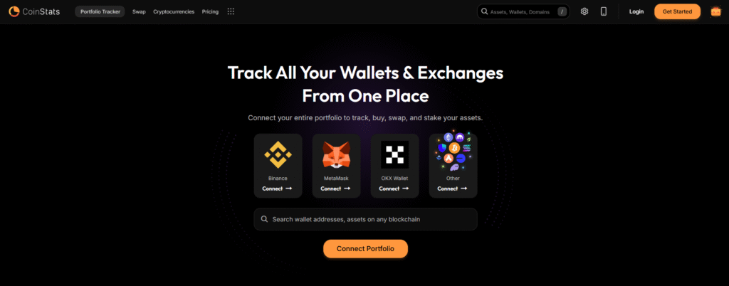 Crypto Portfolio Tracker - CoinsStats